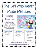 The Girl Who Never Made Mistakes--Growth Mindset Reading R