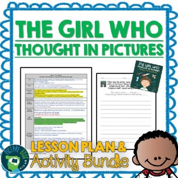 Preview of The Girl Who Thought In Pictures Lesson Plan & Google Activities