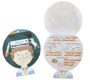 Preview of The Girl Who Thought in Pictures: Temple Grandin Biography Craft Unique Brain