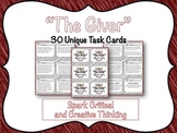 The Giver: 30 Task Cards Promoting Critical Thinking, Crea