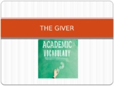 The Giver - Academic Vocabulary