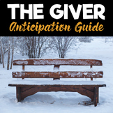 The Giver Anticipation Guide | Pre-Reading Activity