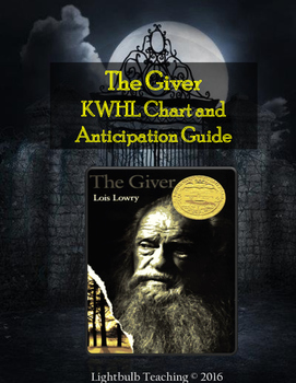 Preview of The Giver Anticipation Guide and KWHL Chart