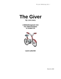 The Giver-Bibliotherapy Unit