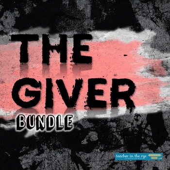 Preview of The Giver Bundle Complete Novel Resources