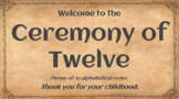 The Giver Ceremony of Twelve