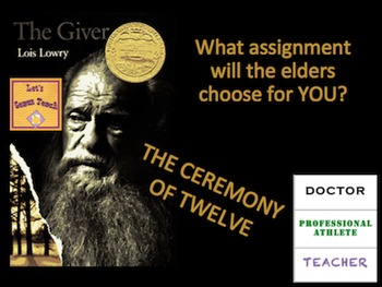 the giver ceremony of twelve assignments