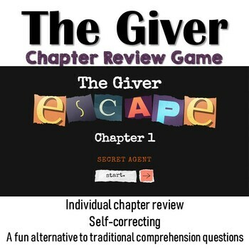 Preview of The Giver Chapter 1 Review Game (FREE)