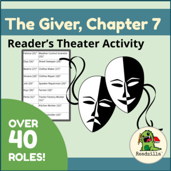 Preview of The Giver, Chapter 7 - Reader's Theater Activity