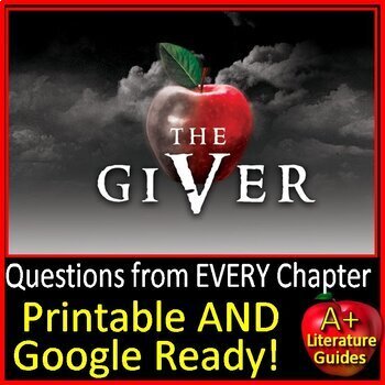 Preview of The Giver Chapter Questions (200) - Comprehension Sets for All 23 Chapters