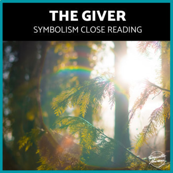 Preview of The Giver Chapter Questions, Discussion Questions: Symbolism Chapter 12, Lowry