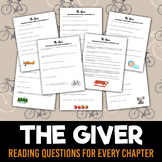The Giver Chapter Questions — Reading Questions for Every 