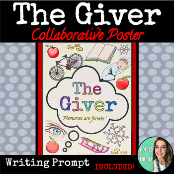 Preview of The Giver Collaborative Poster Project: Engage, Write, & Decorate with Purpose!