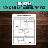 The Giver Comic Art and Writing Activity | Printable Templ