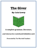 The Giver Complete Literature, Grammar, & Interactive Fold