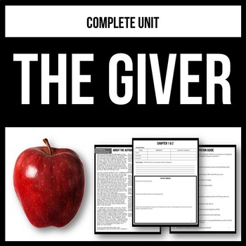 Preview of The Giver - Complete Unit - Workbook & Novel Study Activities