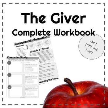 Preview of The Giver Complete Unit Workbook