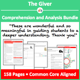 The Giver – Comprehension and Analysis Bundle
