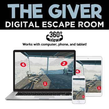 Preview of The Giver Digital Escape Room