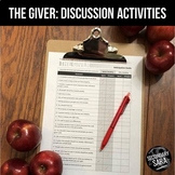 The Giver: Socratic Seminar & Discussions about the Novel