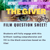 The Giver: Film Question Sheet