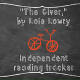 The Giver: Independent reading tracker