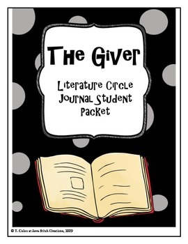 Preview of The Giver Literature Circle Journal Student Packet