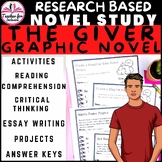 The Giver Lois Lowry Graphic Novel Study Curriculum-Lesson