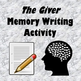 The Giver Memory Writing Assignment (Narrative/Descriptive
