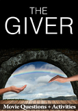 The Giver Movie Guide + Activities - Answer Key Included
