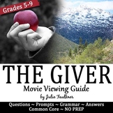 The Giver Movie Viewing Guide, Printable and Digital