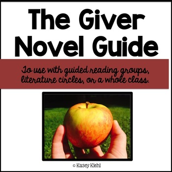 Preview of The Giver Novel Guide