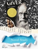 The Giver Novel Study, Cross Genre Resources and Tests Included