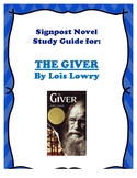 The Giver - Novel Study Guide with Signposts (CCSS Aligned!)