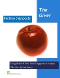 The Giver Close Reading Worksheets using Notice and Note F
