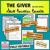 The Giver Novel Study: One Pager, Essay, Literary Analysis