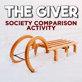 The Giver Novel Study — Society Comparison Activity