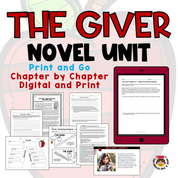 Preview of The Giver Novel Study Unit: DIFFERENTIATED: Science of Reading
