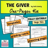 The Giver: One-Pager Kit