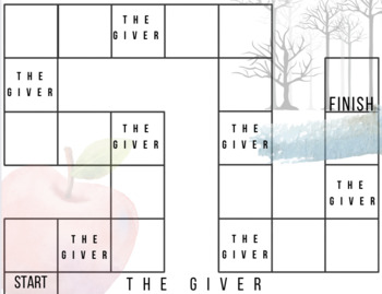 Preview of The Giver: Reading Comprehension Board Game