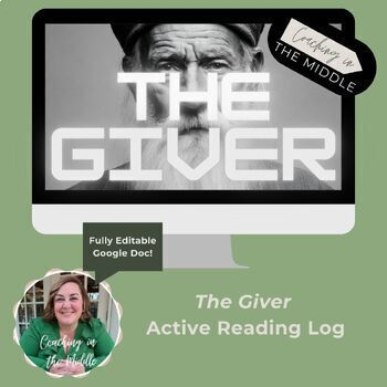 Preview of The Giver:  Reading Log and Chapter Reflection Questions