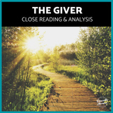 The Giver Reading Questions Chapter 11 Close Reading