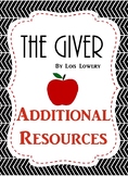The Giver: Resources and Graphic Organizers