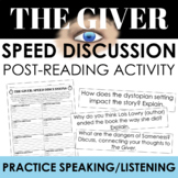 The Giver Speed Discussions - Engaging Post-Reading Activity