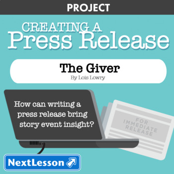 Preview of The Giver: Story Event Press Release - Projects & PBL
