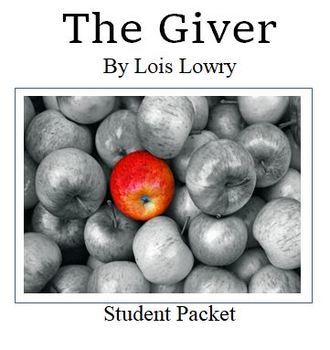 Preview of The Giver Activity Packet with a Focus on Technology, Persuasion, & Human Rights