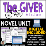 The GIVER Novel Study Unit - Print & DIGITAL Distance Learning - Standards-Based