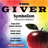 The Giver - Symbolism Stations