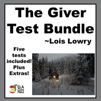 Preview of The Giver Test Bundle