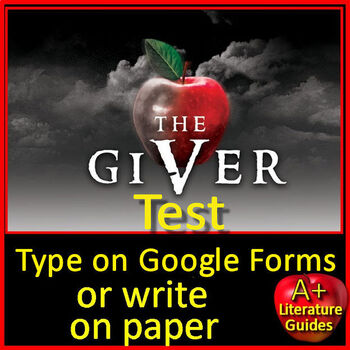 Preview of The Giver Final Test - Questions on the Characters, Events, Plot, Theme, etc.